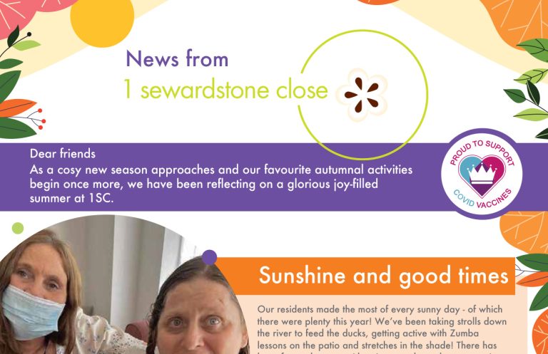 1 Sewardstone Close autumn newsletter